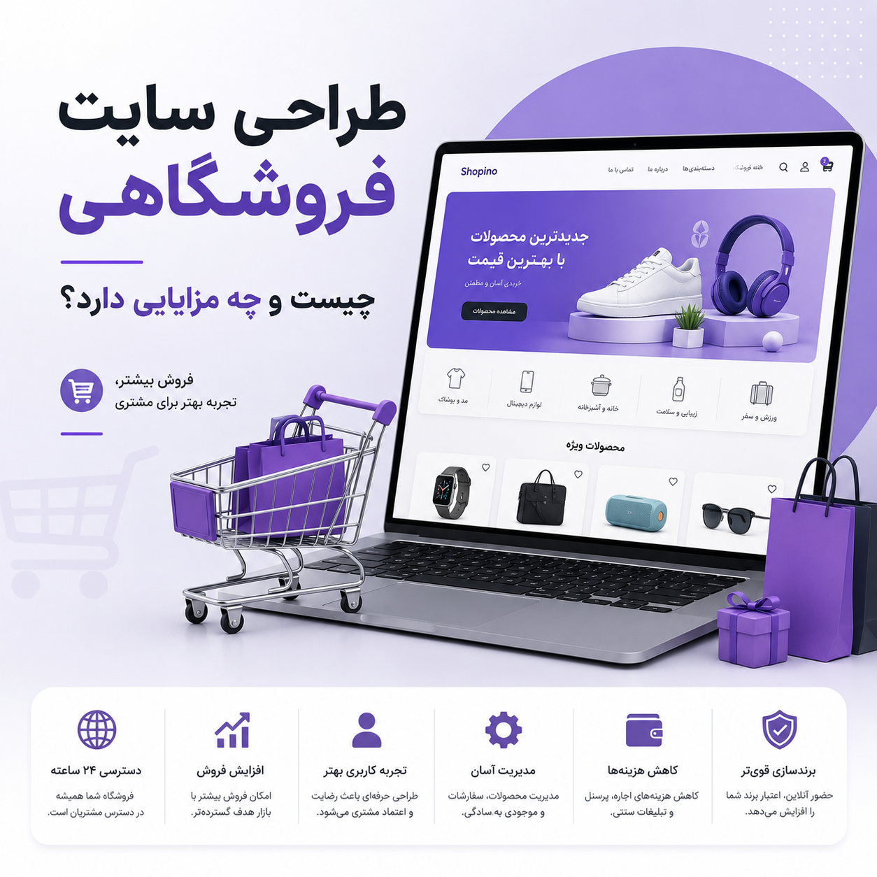 طراحی سایت فروشگاهی چیست و چه مزایایی دارد؟